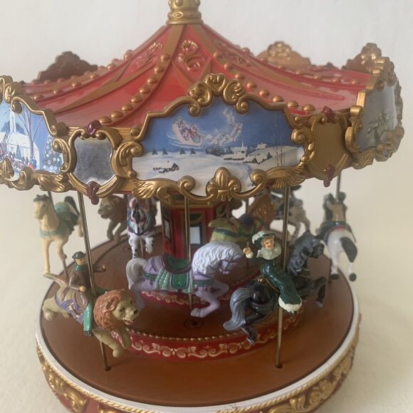 Mr. Christmas 2014 Triple Deck Carousel Works Holiday and Year-Round Songs Works - Picture 12 of 12